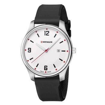 Wenger City Active mat rustfri stål quartz Herre ur, model 01.1441.108